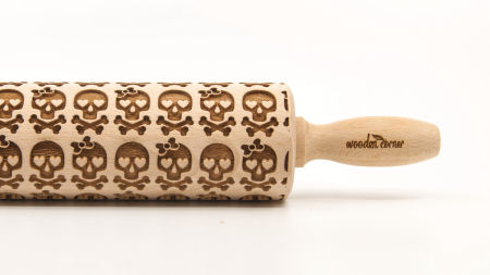 No. R055 HALLOWEEN SKULL BOY&GIRL image 1