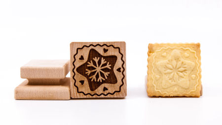 No. S051 SNOWFLAKE & STAR image 1