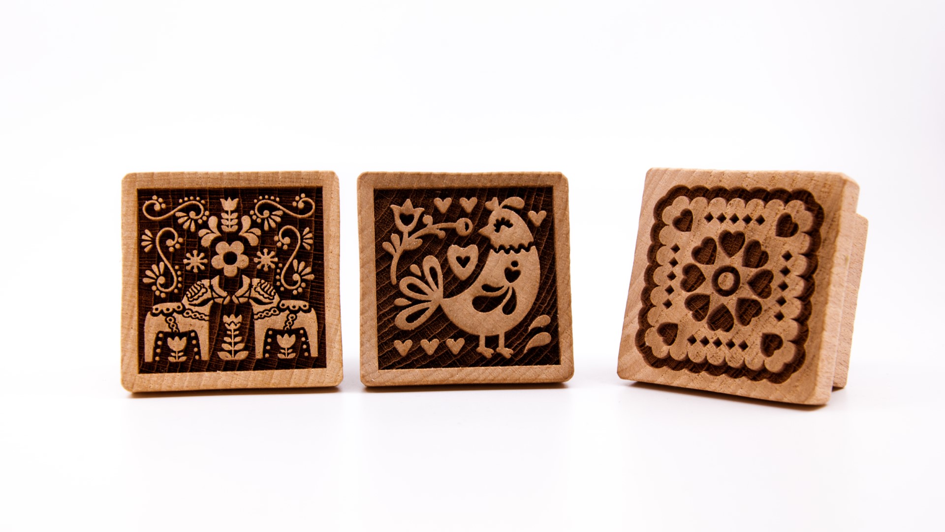 SET OF 3 ANY SQUARE STAMPS image 1